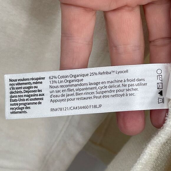 Eileen Fisher White Cotton Blend Festival Draped Kimono Wrap Jacket Size SP - Picture 4 of 6